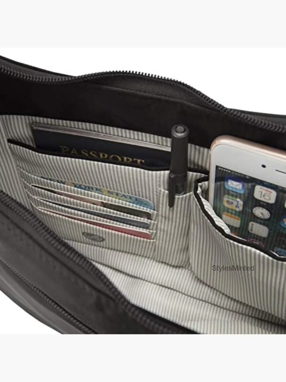 Anti-theft Hobo Bag with RFID Blocking